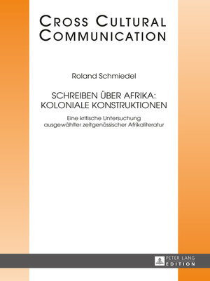 cover image of Schreiben ueber Afrika
